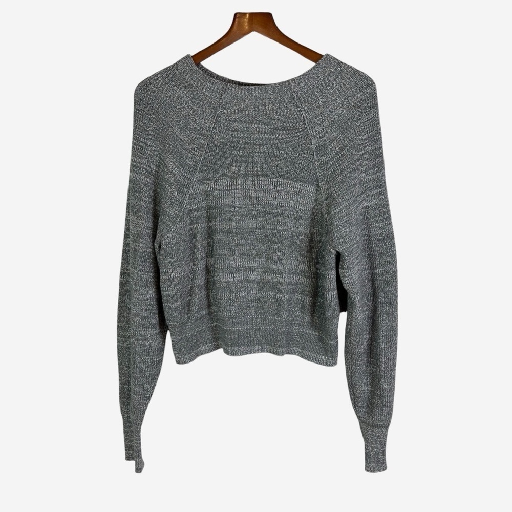 Free People Too Good Pullover Knit Sweater Gray S Long Sleeve 910473 🩶